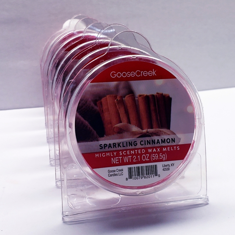 SPARKLING CINNAMON -Goose Creek Highly Scented Wax Melts- $8 per pack